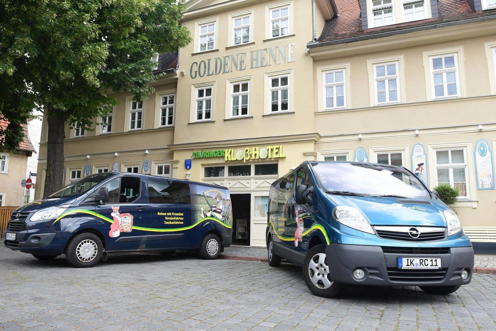 Hotel garni Goldene Henne Arnstadt Eksteriør bilde